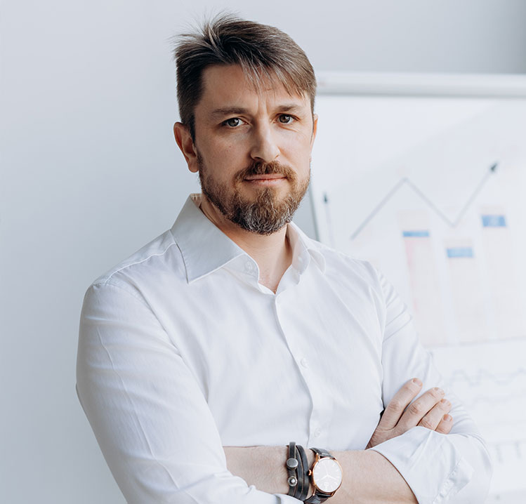 Man Standing with Arms Crossed